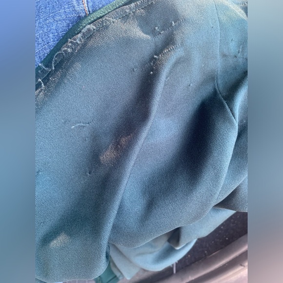 BHLDN square neck hunter green maxi dress - Picture 5 of 7